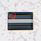 Leather Pride Enamel Pin