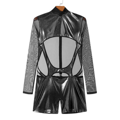 Long-Sleeved Comfort Meets Kinky Jumpsuit