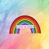 Love Is Love LGBT Enamel Pin