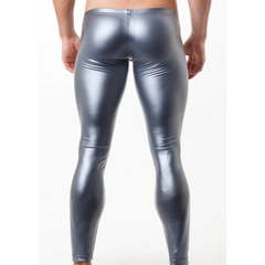 Low Waist Leather Leggings