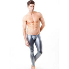 Low Waist Leather Leggings