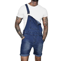 Men's Denim Pocket Romper
