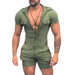 Men's Tight Short Sleeve Romper