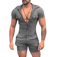 Men's Tight Short Sleeve Romper