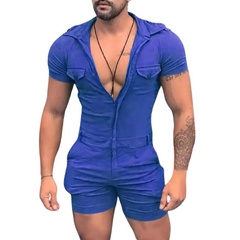 Men's Tight Short Sleeve Romper