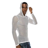 Mesh Hooded T-Shirt