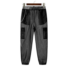 Mesh Mystique Men's Sheer Joggers With Pockets