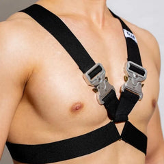 Metal Buckle Chest Strap Harness