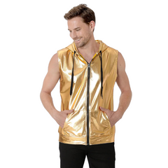 Metallic Zip-Up Klub Kid Vest
