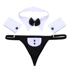 Naked Tuxedo Lingerie Costume