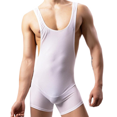 Neon Skin Tight Wrestling Singlet Leotard