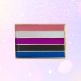 Genderfluid Pride Enamel Pin