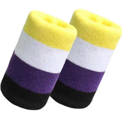 Nonbinary Pride Wrist Sweatband