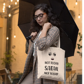 Not Today Satan Eco Tote Bag
