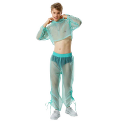 On Wednesdays We Wear Pink Crop & Pants Iconic Clubwear Set