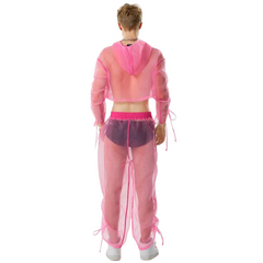 On Wednesdays We Wear Pink Crop & Pants Iconic Clubwear Set