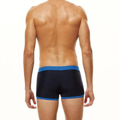 Oversized Nylon Boxer Swim Trunks