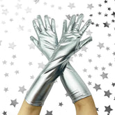 Patent Shine Pole-Dance  Gloves