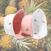 Rainbow Pineapple Printed Fisherman Hat