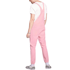 Pink Mens Overalls Jumpsuit