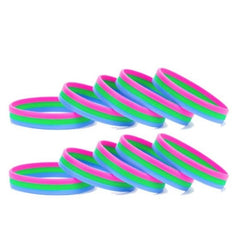 Polysexual Pride Rubber Wristband (Set Of 3)