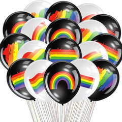 Pride Rainbow Love Foil Balloons