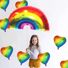 Pride Rainbow Love Foil Balloons