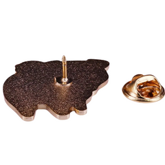 Pug Butt Enamel Pin