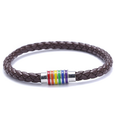 Queer Pride Woven Bracelet