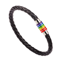 Queer Pride Woven Bracelet