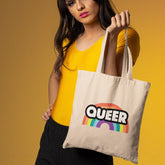 Queer Rainbow Eco Tote Bag