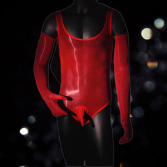 Queer Glow-Up Shiny Member Bodysuit