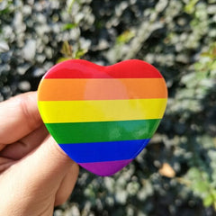 LGBT Pride Heart Badge