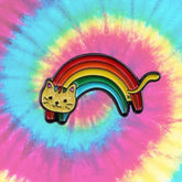 Rainbow Cat Enamel Pin
