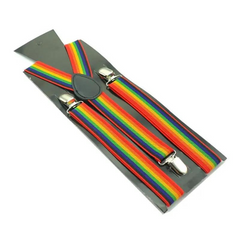 Rainbow Embrace Braces & Bowtie