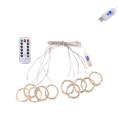 Rainbow LED Fairy Light Curtain