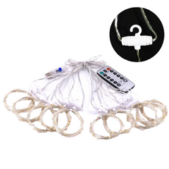 Rainbow LED Fairy Light Curtain