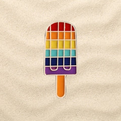 Rainbow Popsicle Enamel Pin