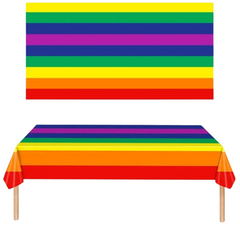 Rainbow Pride Party Tablecloth