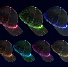 Raver GlowCap LED Fiber Optic Hat