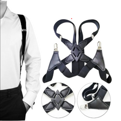 Retro Cross-Back Suspenders