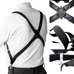 Retro Cross-Back Suspenders