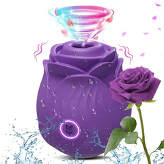 Rose Bloom Caress Vibrating Massager