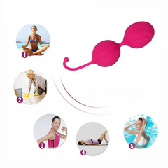 Rosesilk Silicone Kegel Beads