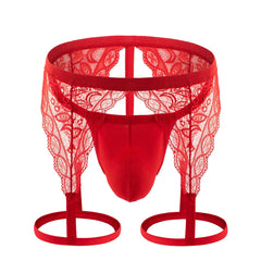 Men's Lace Garter Underwear