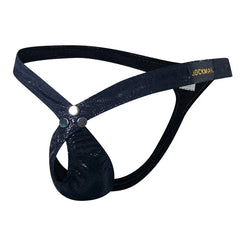 Jockmail Snake-Print Thong Bikini