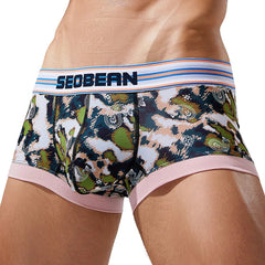 SEOBEAN Wild Comfort Mesh Camouflage Briefs