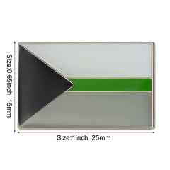 Demiromantic Pride Flag Enamel Pin