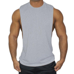 Men's Solid Color Sports Fitness Vest
