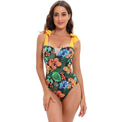 Retro Tropical One Piece Swimsuit